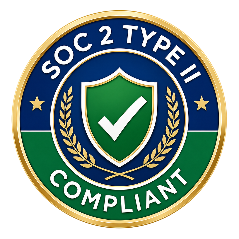 SOC 2 Type II compliant