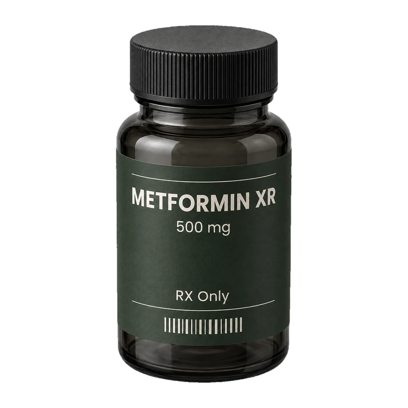 Metformin oral tablet bottle